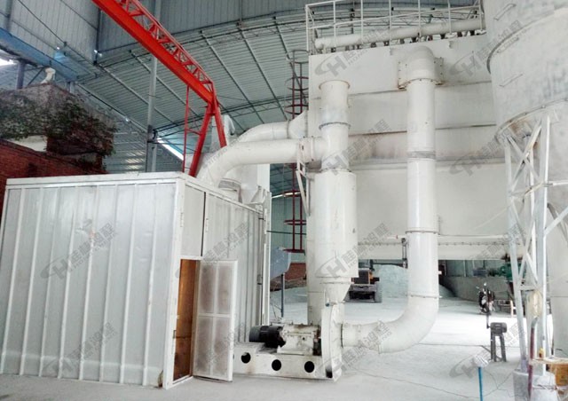 湖北漢中滑石磨粉生產線HCH780案列現場