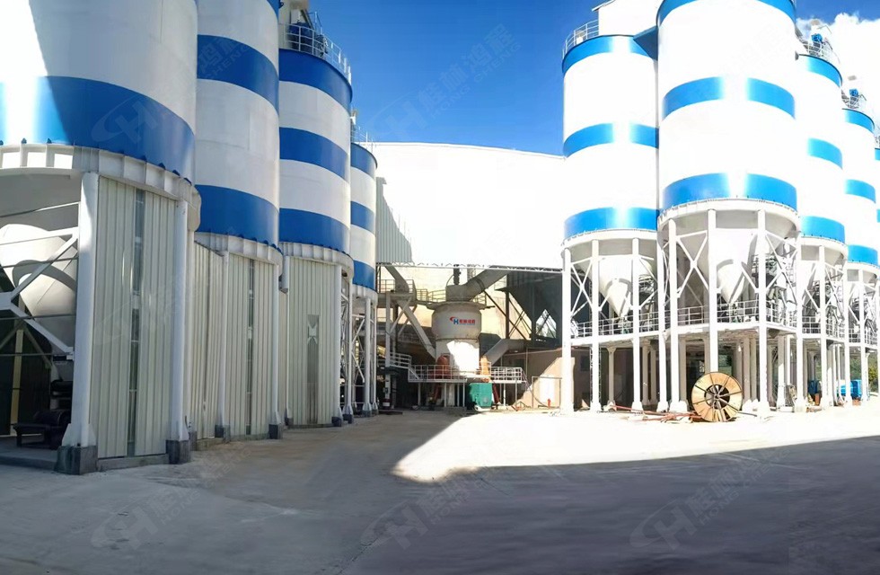 鴻程碳酸鈣礦石立磨福建客戶項目案例：HLM2400立磨機生產碳酸鈣產量