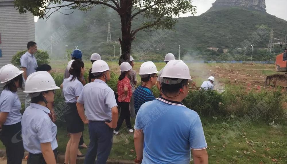 桂林鴻程機電設備有限公司廠區2#生產廠房開工大吉！